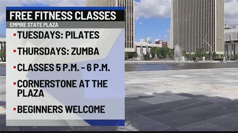 Free fitness classes returning to Empire State Plaza